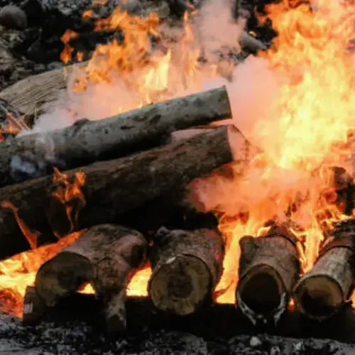 Wooden Cremation
