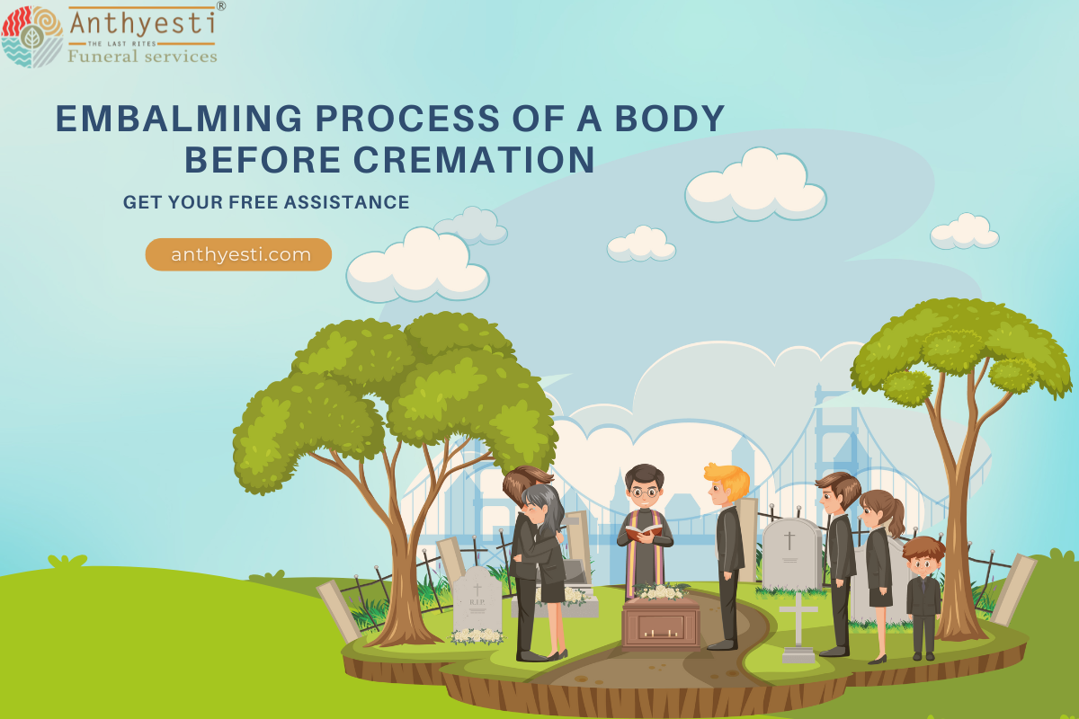 Embalming Process of a Body Before Cremation