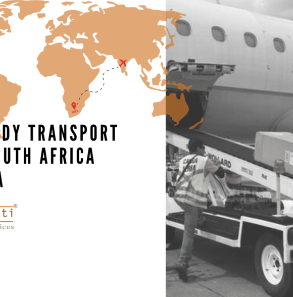 Dead body transport from South Africa to India