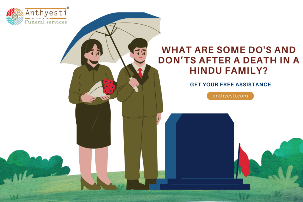 What are some Do’s and Don’ts after a death in a Hindu family?