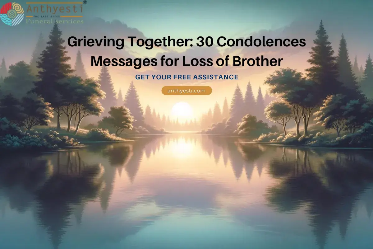Grieving Together: 30 Condolences Messages for Loss of  Brother