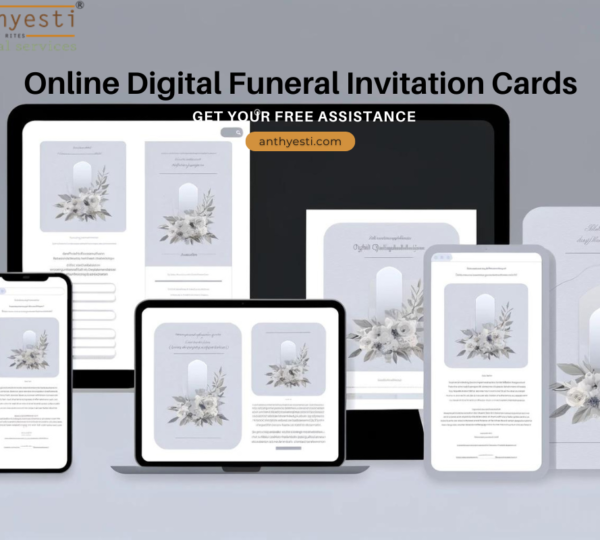 Online Digital Funeral Invitation Cards