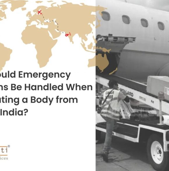 How Should Emergency Situations Be Handled When Repatriating a Body from Libya to India?