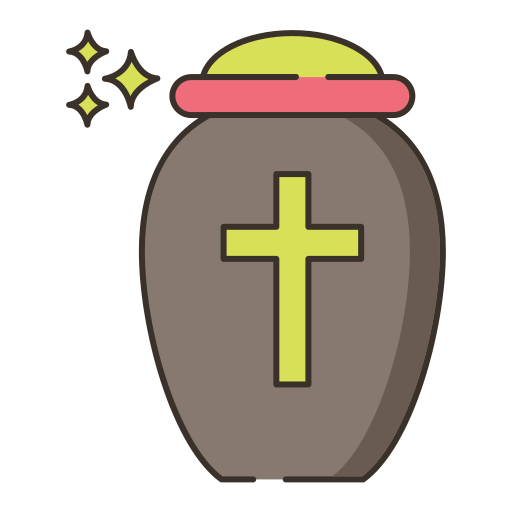 Funeral urn for ashes used in dignified cremation and funeral services in Bangalore.